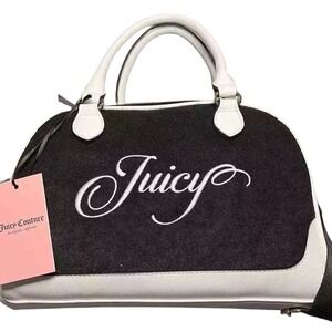 Juicy Couture Licorice‎ Raising Star Bowler Bag NWT